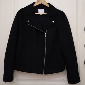 Faux suade black jacket
